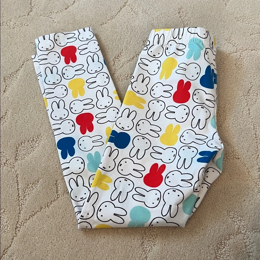Hanna Andersson Miffy Print Leggings 6-7